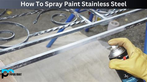 how to paint a metal bracket|how to spray paint metal.